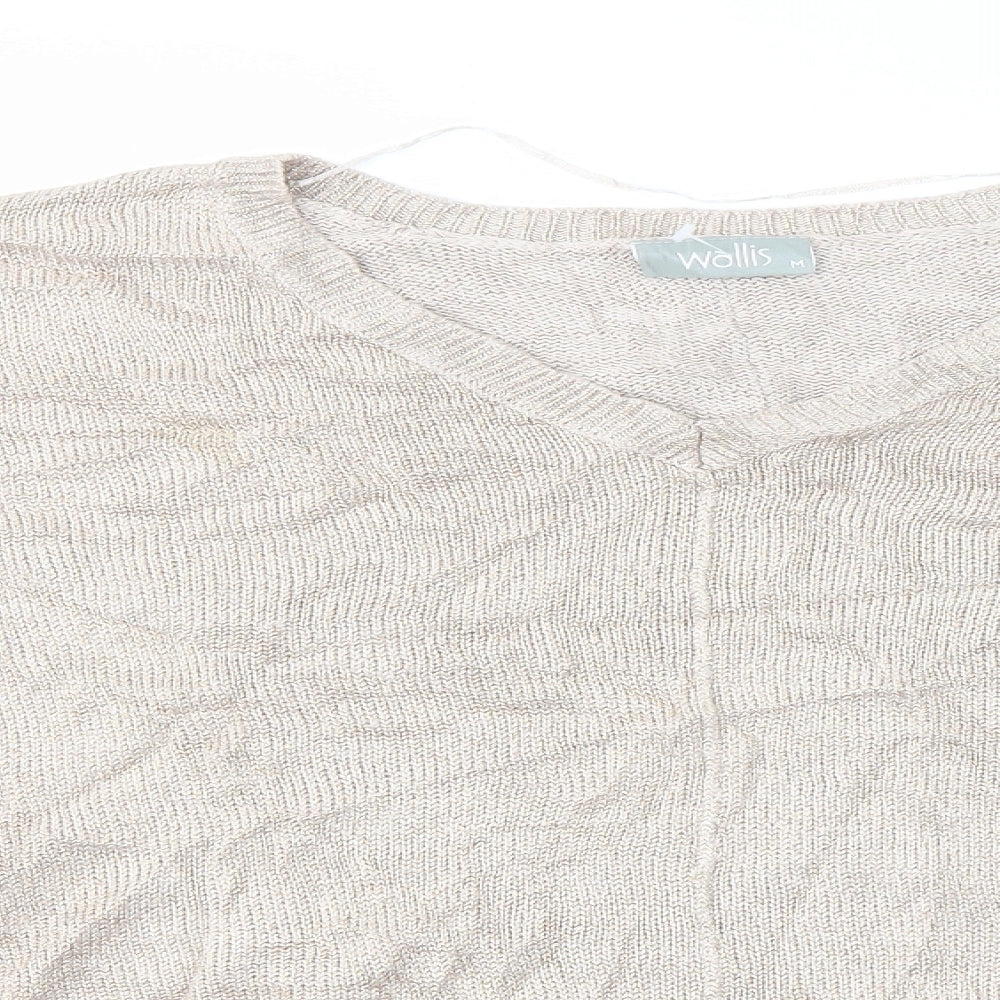 Womens UK Size M Wallis Gold Pullover Jumper