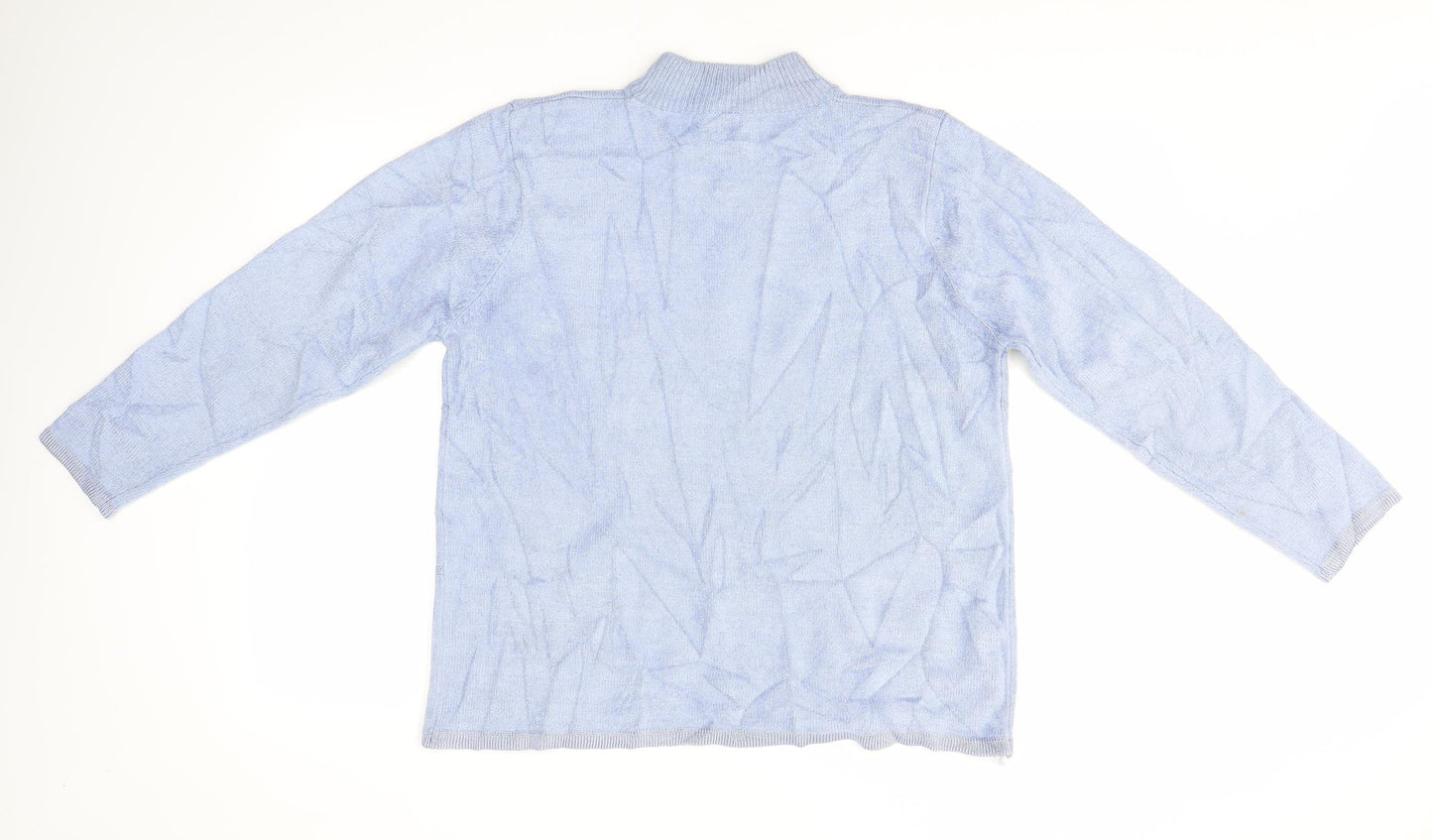 Womens UK Size L Fay Louise Blue Pullover Jumper