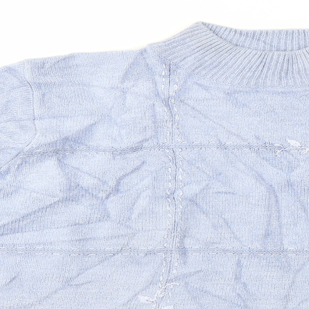 Womens UK Size L Fay Louise Blue Pullover Jumper