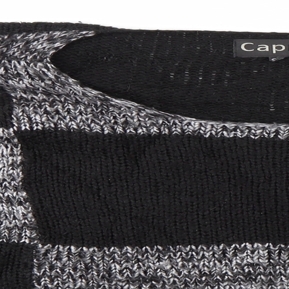 Womens UK Size S Capri Black Pullover Jumper
