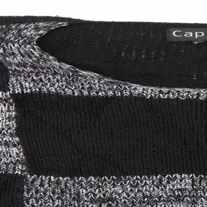 Womens UK Size S Capri Black Pullover Jumper