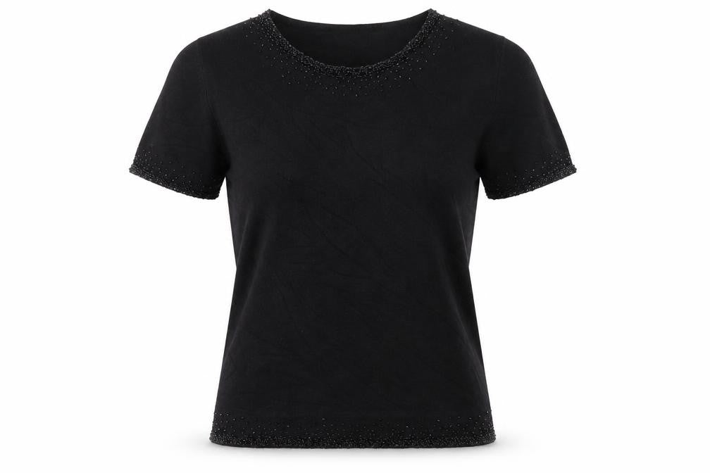 Womens UK Size S Fabrizio Black Pullover Jumper