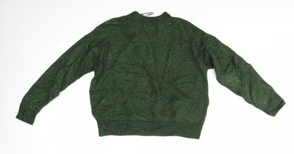 Womens UK Size S H&M Green Pullover Jumper
