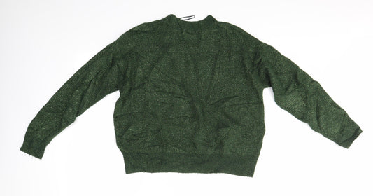 Womens UK Size S H&M Green Pullover Jumper