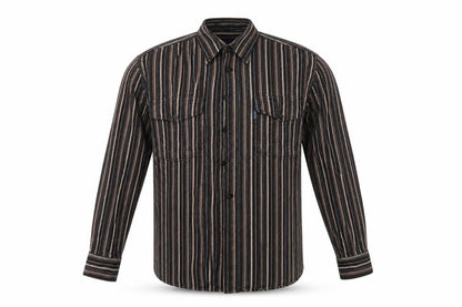 Figaretti Mens Brown    Button-Up Size L