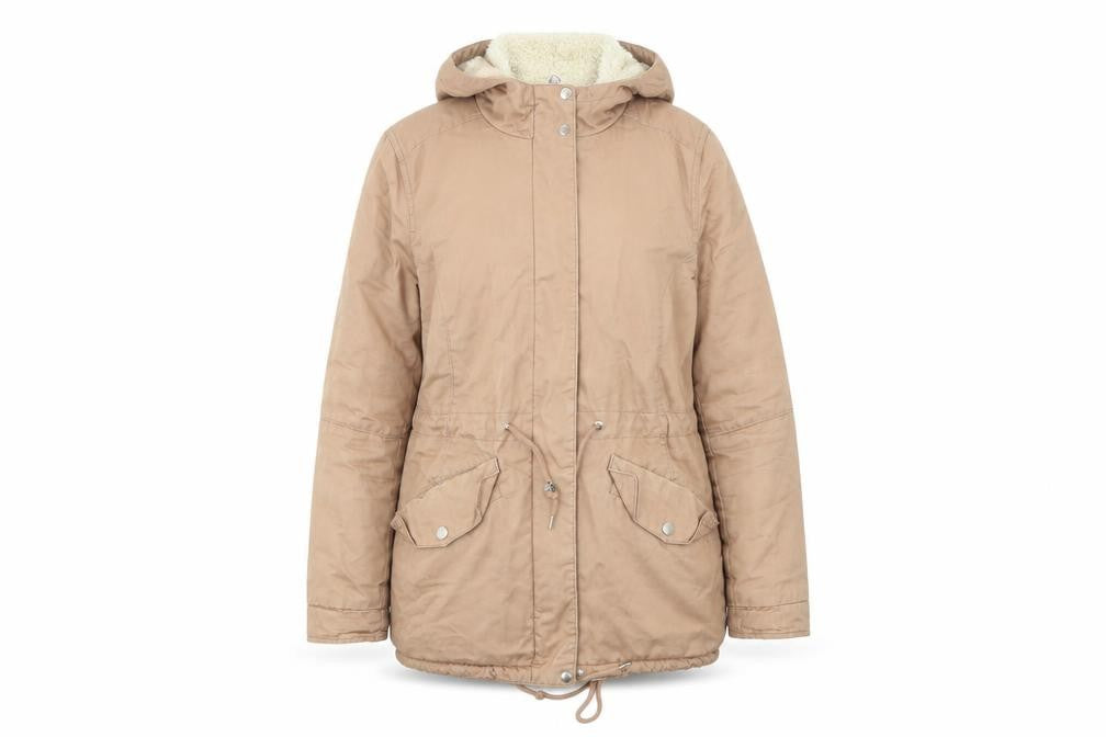 Womens UK Size 12 H&M Brown Overcoat