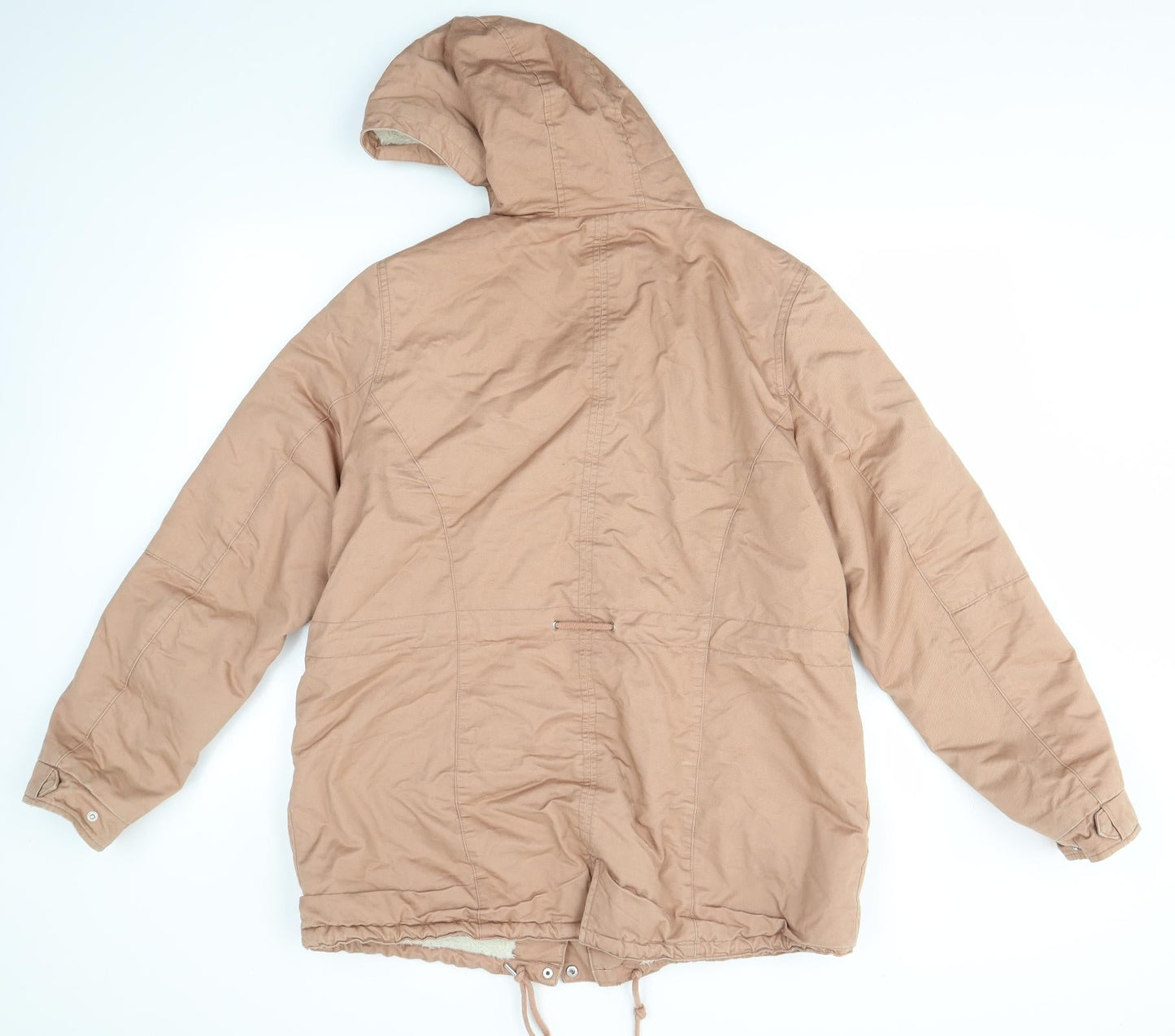 Womens UK Size 12 H&M Brown Overcoat