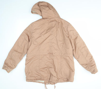 Womens UK Size 12 H&M Brown Overcoat