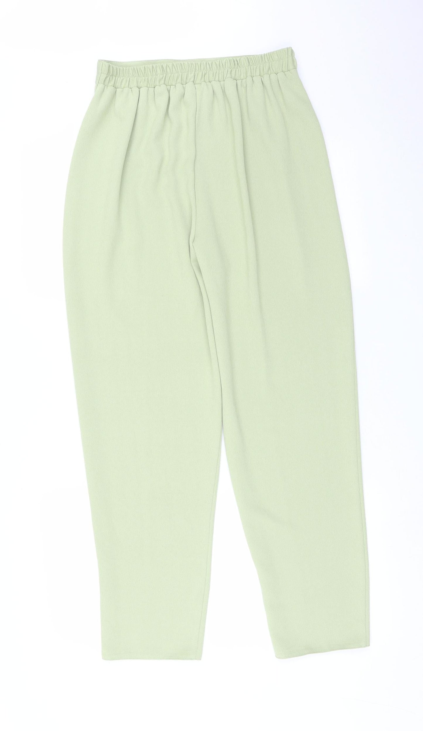 Womens UK Size 12 Preworn Regular Fit  Green Trousers