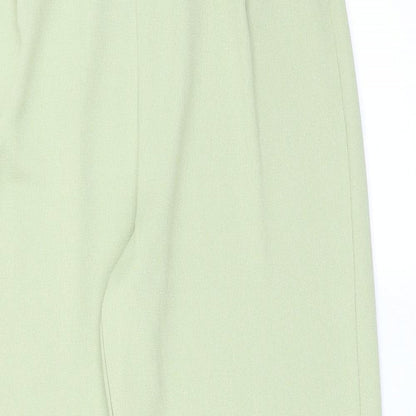 Womens UK Size 12 Preworn Regular Fit  Green Trousers