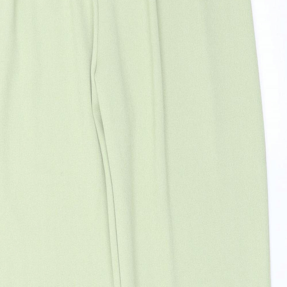 Womens UK Size 12 Preworn Regular Fit  Green Trousers
