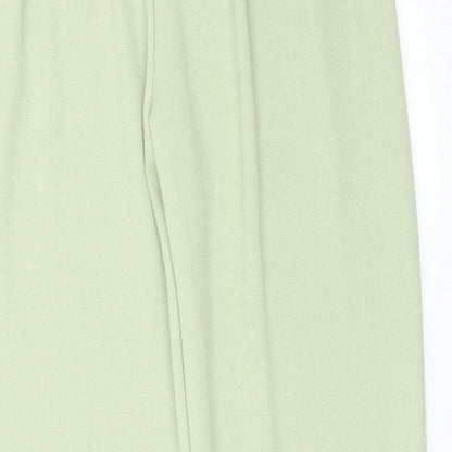 Womens UK Size 12 Preworn Regular Fit  Green Trousers