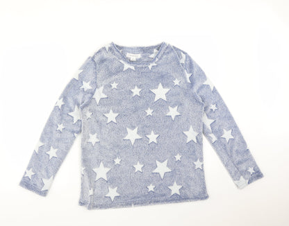 Primark Womens Blue   Pullover Sweatshirt Size M  - STARS
