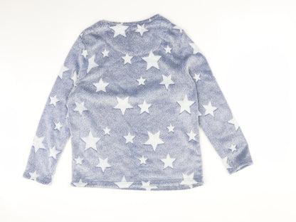 Primark Womens Blue   Pullover Sweatshirt Size M  - STARS