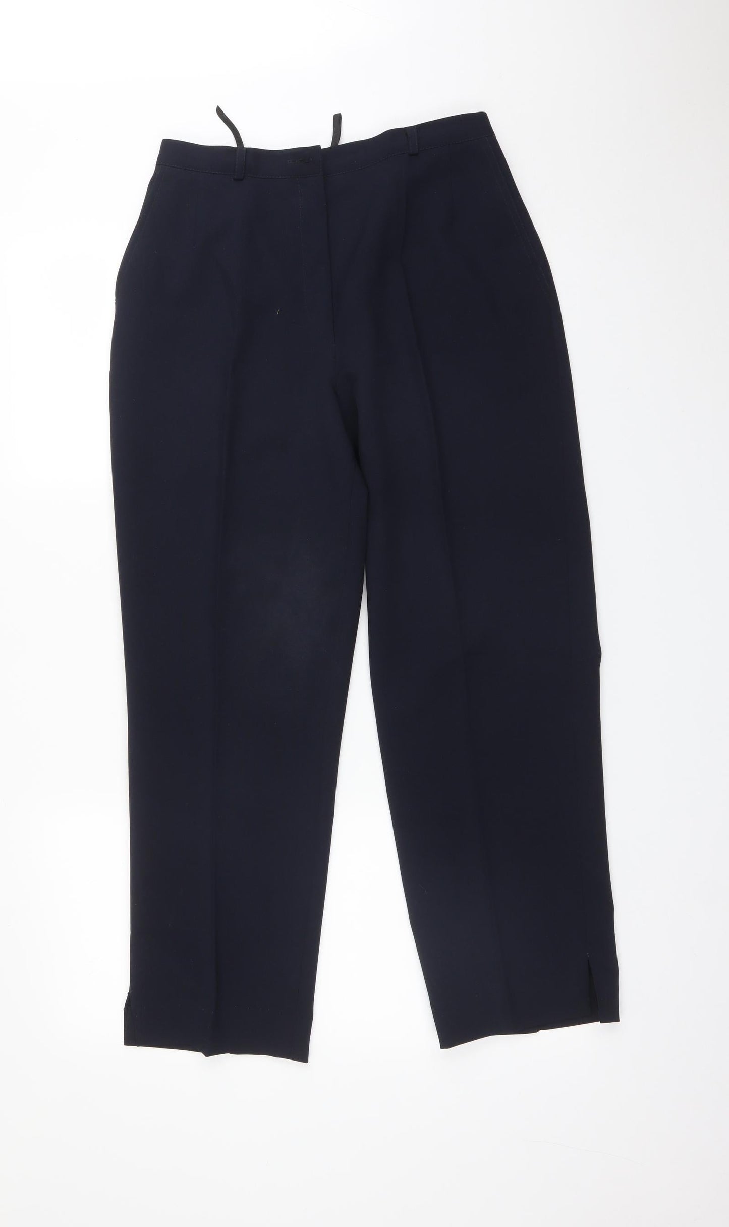 Womens UK Size 12 Preworn Regular Fit  Blue Trousers