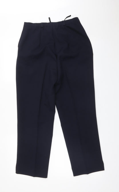 Womens UK Size 12 Preworn Regular Fit  Blue Trousers