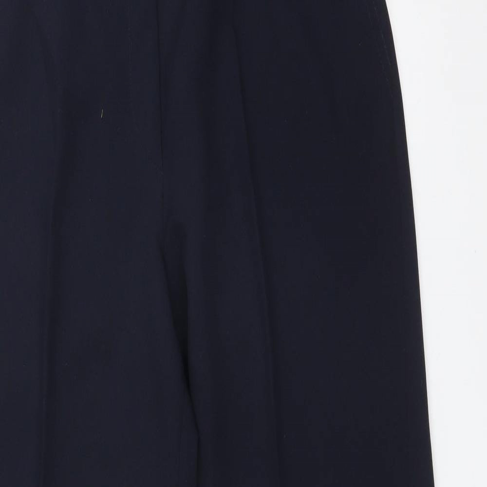 Womens UK Size 12 Preworn Regular Fit  Blue Trousers