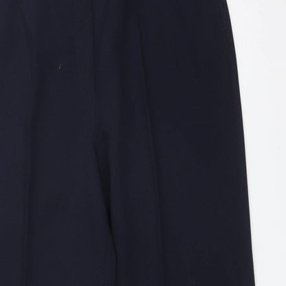 Womens UK Size 12 Preworn Regular Fit  Blue Trousers