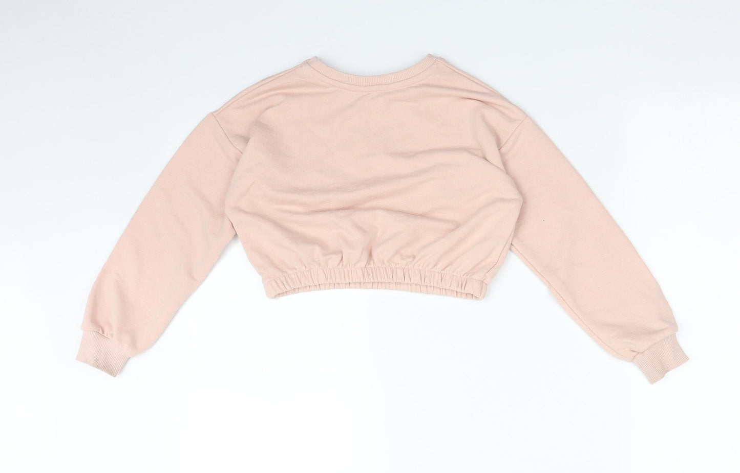 MISS EVIE Girls Pink   Pullover Sweatshirt Size 6-7 Years  - STAY STRONG