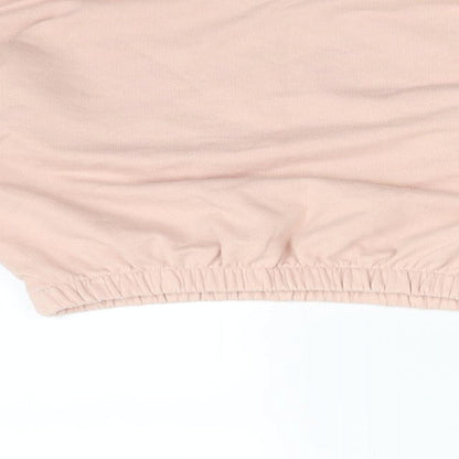 MISS EVIE Girls Pink   Pullover Sweatshirt Size 6-7 Years  - STAY STRONG