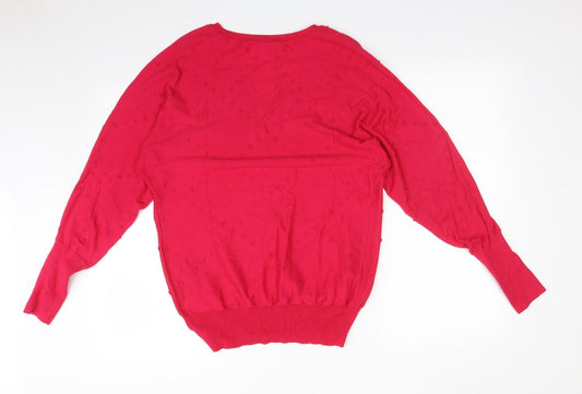 Womens UK Size S NEXT Pink Basic T-Shirt