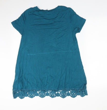 Preworn Womens Blue   Basic T-Shirt Size S