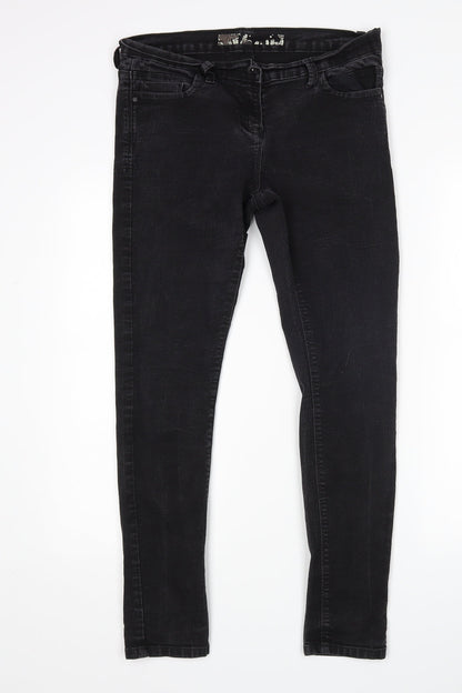 Denim Co Womens Black   Skinny Jeans Size 12 L29 in