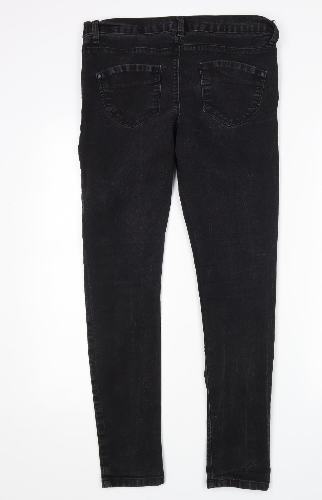 Denim Co Womens Black   Skinny Jeans Size 12 L29 in
