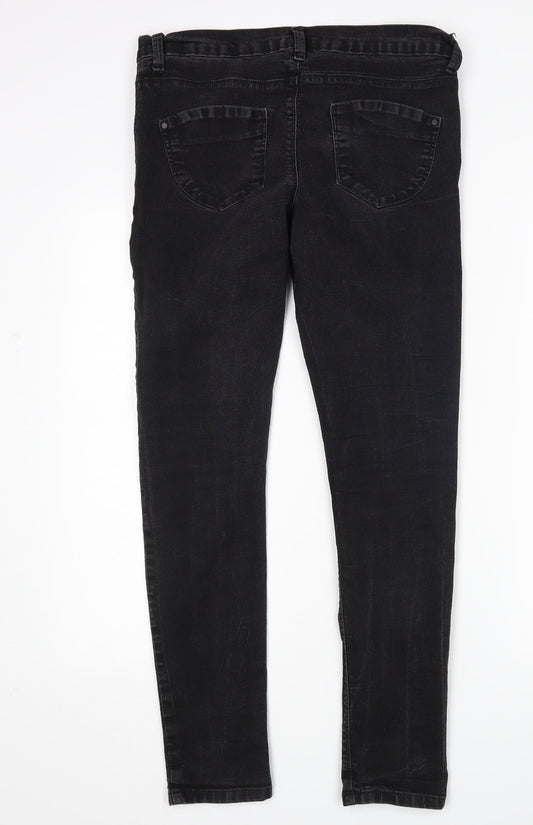 Denim Co Womens Black   Skinny Jeans Size 12 L29 in