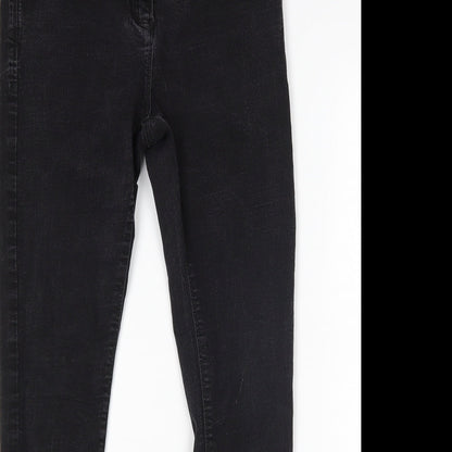 Denim Co Womens Black   Skinny Jeans Size 12 L29 in