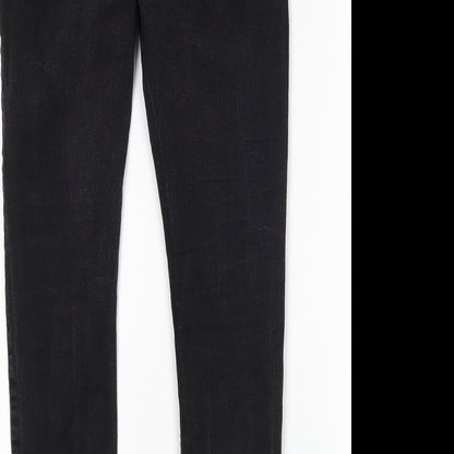 Denim Co Womens Black   Skinny Jeans Size 12 L29 in