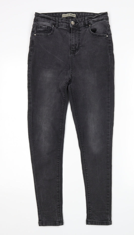 denim co Womens Black   Skinny Jeans Size 10 L26 in