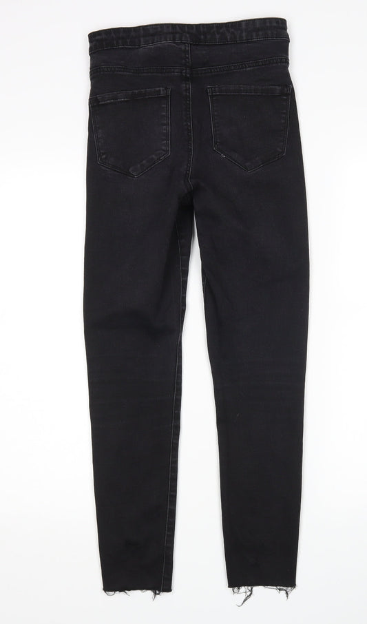 Denim Co Womens Black   Skinny Jeans Size 10 L26 in