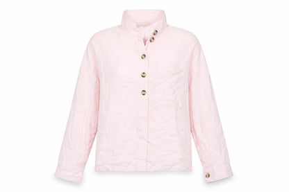 Womens UK Size 14 Topshop Pink Basic Button-Up