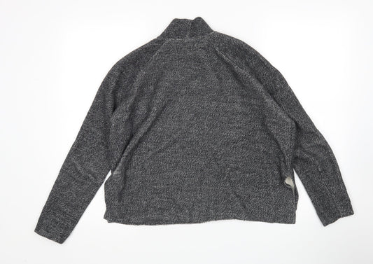 Womens UK Size S Zara Grey Pullover Jumper