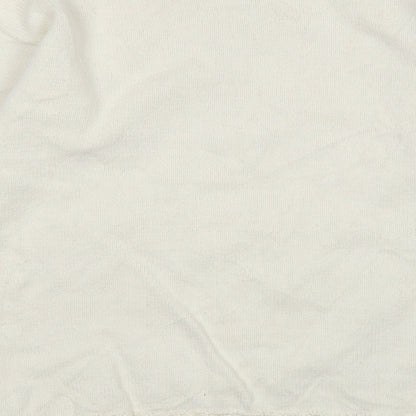 Brand and care label for Partners women’s ivory jumper, size M
