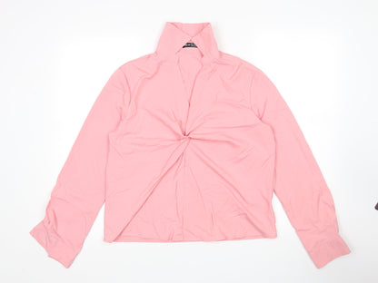 SheIn Womens Pink   Basic Blouse Size M