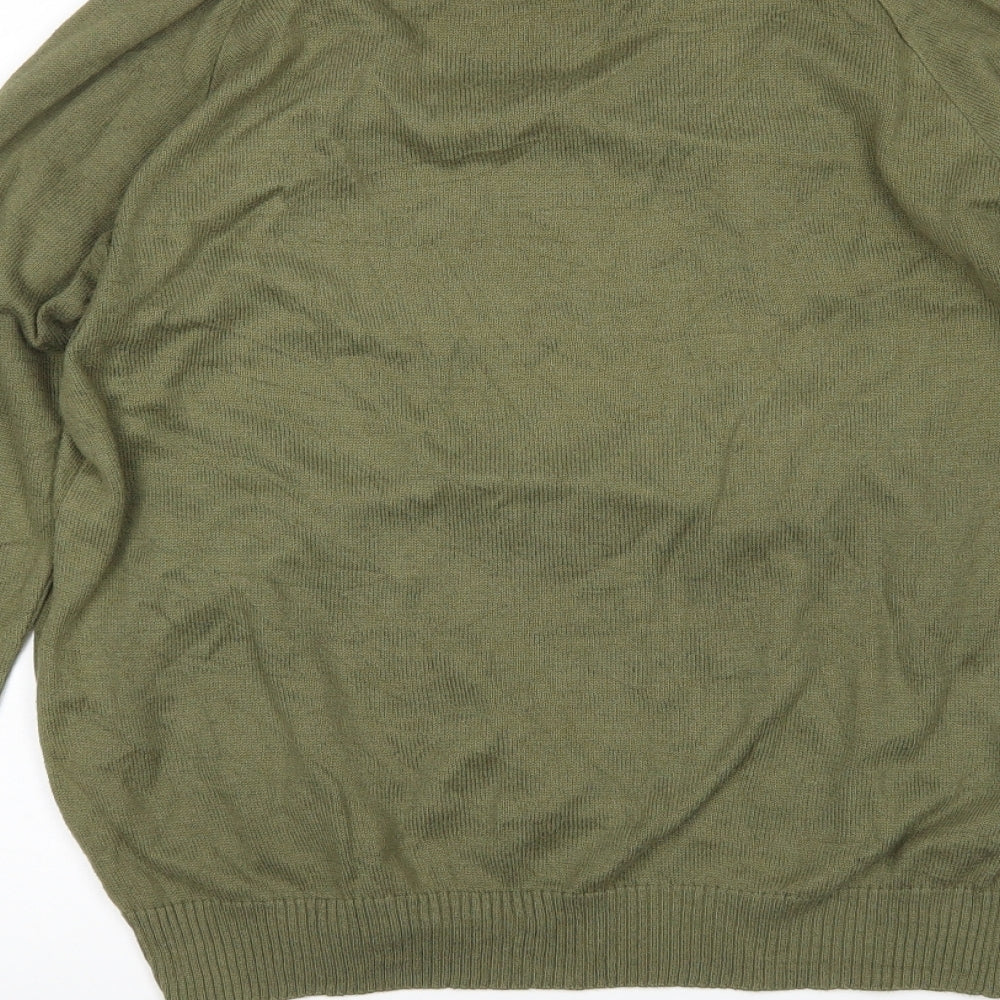 Womens UK Size 10 Preworn Green Pullover Jumper