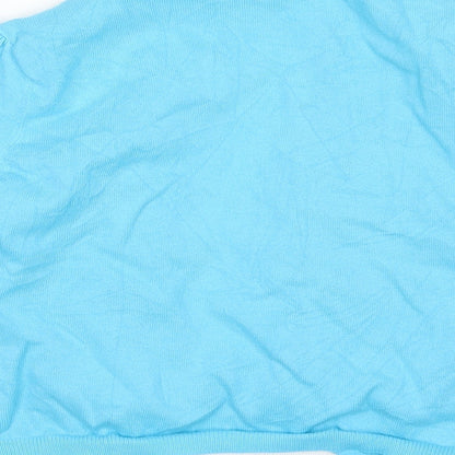 Womens UK Size 14 New Look Blue Cardigan Jumper