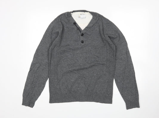 NEXT Mens Grey   Pullover Jumper Size S