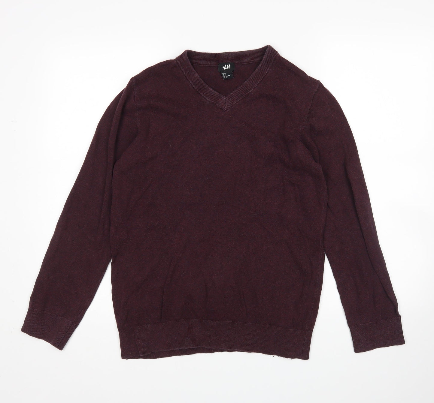 H&M Mens Purple   Pullover Jumper Size S