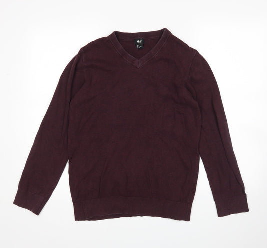 H&M Mens Purple   Pullover Jumper Size S