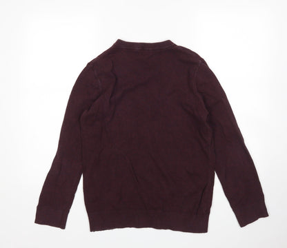 H&M Mens Purple   Pullover Jumper Size S