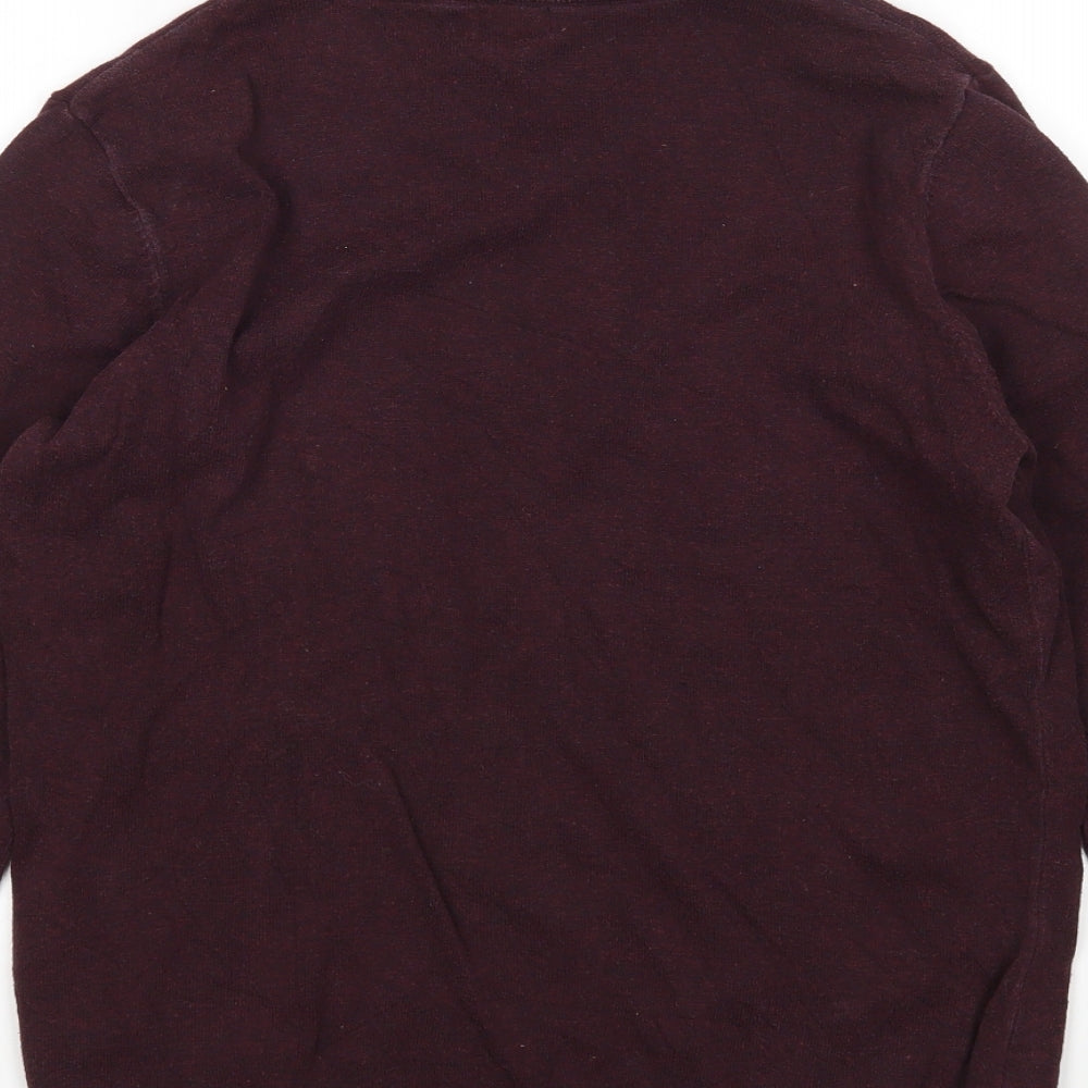 H&M Mens Purple   Pullover Jumper Size S