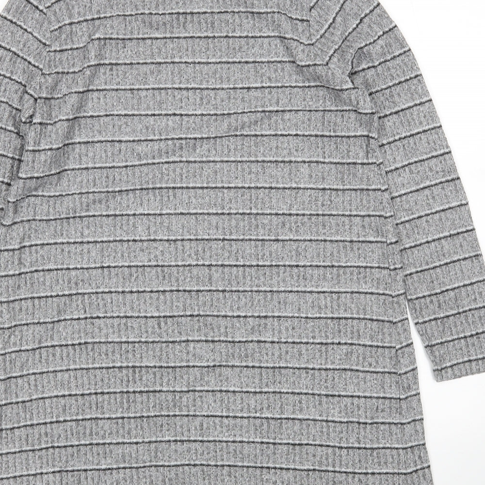 George Womens Grey Striped  Jumper Dress  Size 12