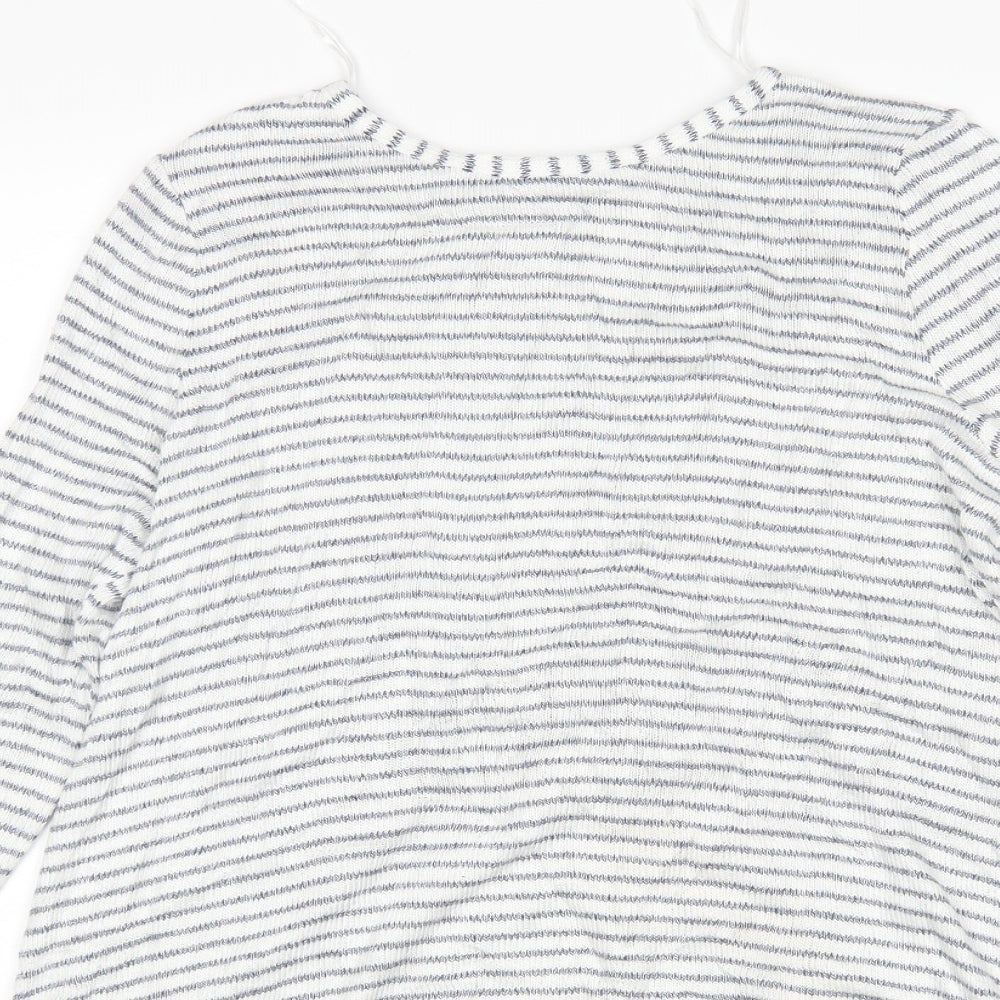 TU Womens Multicoloured Striped  Pullover Jumper Size 12