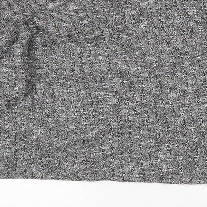 Womens UK Size 8 Topshop Grey Pullover Jumper