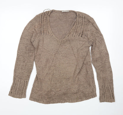 BHS Womens Brown   Pullover Jumper Size 14