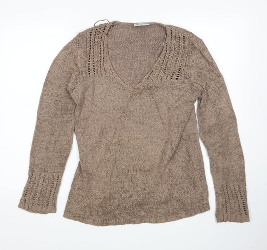 BHS Womens Brown   Pullover Jumper Size 14