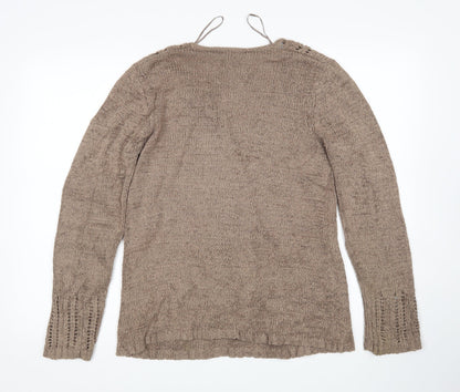 BHS Womens Brown   Pullover Jumper Size 14